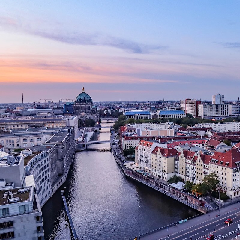 Die Spree in Berlin.