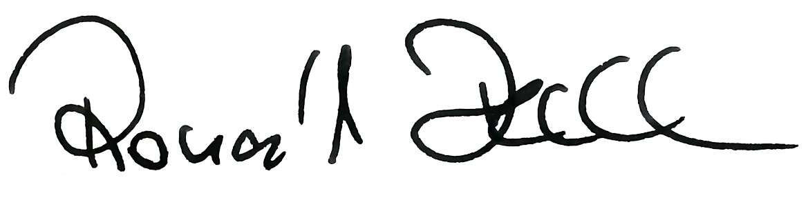 Unterschrift: Ronald Benck